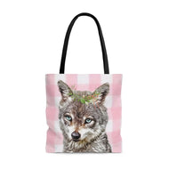 Personalized Wolf Cub Tote Bag