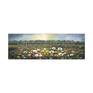 "Wildflowers" Acrylic Painting by Dee Jones Christian Canvas Word Art