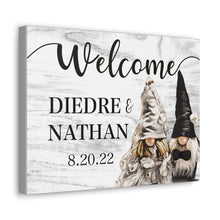 Wedding Hillbilly Couple by Dee Jones - Personalized Canvas Sign