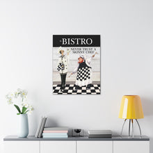 "The Bistro" Two Chefs In the Kitchen - Personalized Canvas Art