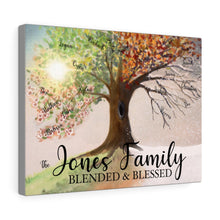 "Four Seasons" Personalized Family We add your names at no additional cost.