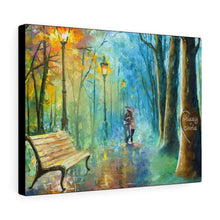 "Beautiful Raindrops" Spring & Summer Canvas Painting with Personalized Word Art