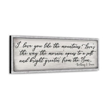 "Shake the Frost" Personalized  Extra Wide - Headboard Canvas Song Sign ( Personalize your wedding song with names and dates)