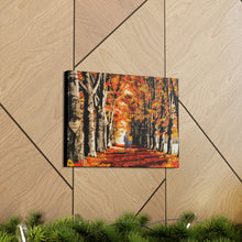 "Fall Forward" Canvas Art ( Couple on an Autumn Path)
