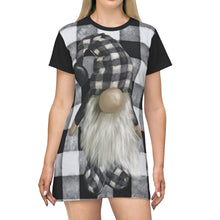 Buffalo Plaid Hillbilly Gnome Women's  Dress