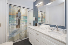 Beach "Sublime Future" Personalized Shower Curtain