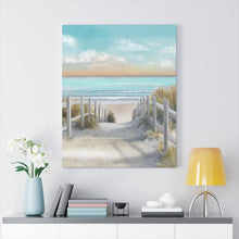 "Ocean Trail" Beach Fine Art Canvas
