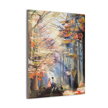 "the Country Stroll" -Personalized Canvas Painting - Great for Anniversary or Wedding Gift