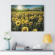 "Steadfast Love" Canvas (Sunflower Field)