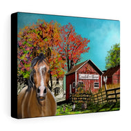 "Farm Living" Canvas Art Print