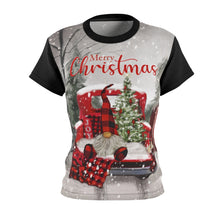 "Christmas Memories" Personalized Women's Top (Red Truck, Barn, Snowman Country Boy)