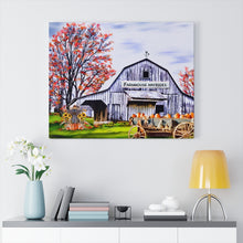 "Farmhouse Hayrides" Canvas Art