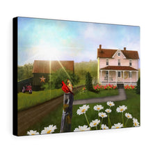 "the Old Farmhouse" Personalized Farmhouse Canvas Art