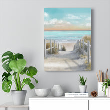 "Ocean Trail" Beach Fine Art Canvas