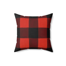 "Red Gnome Couple"  Pillow Case and Pillow Set  (Buffalo Check Back)