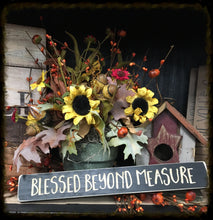 Router Sign "Blessed Beyond Measure"