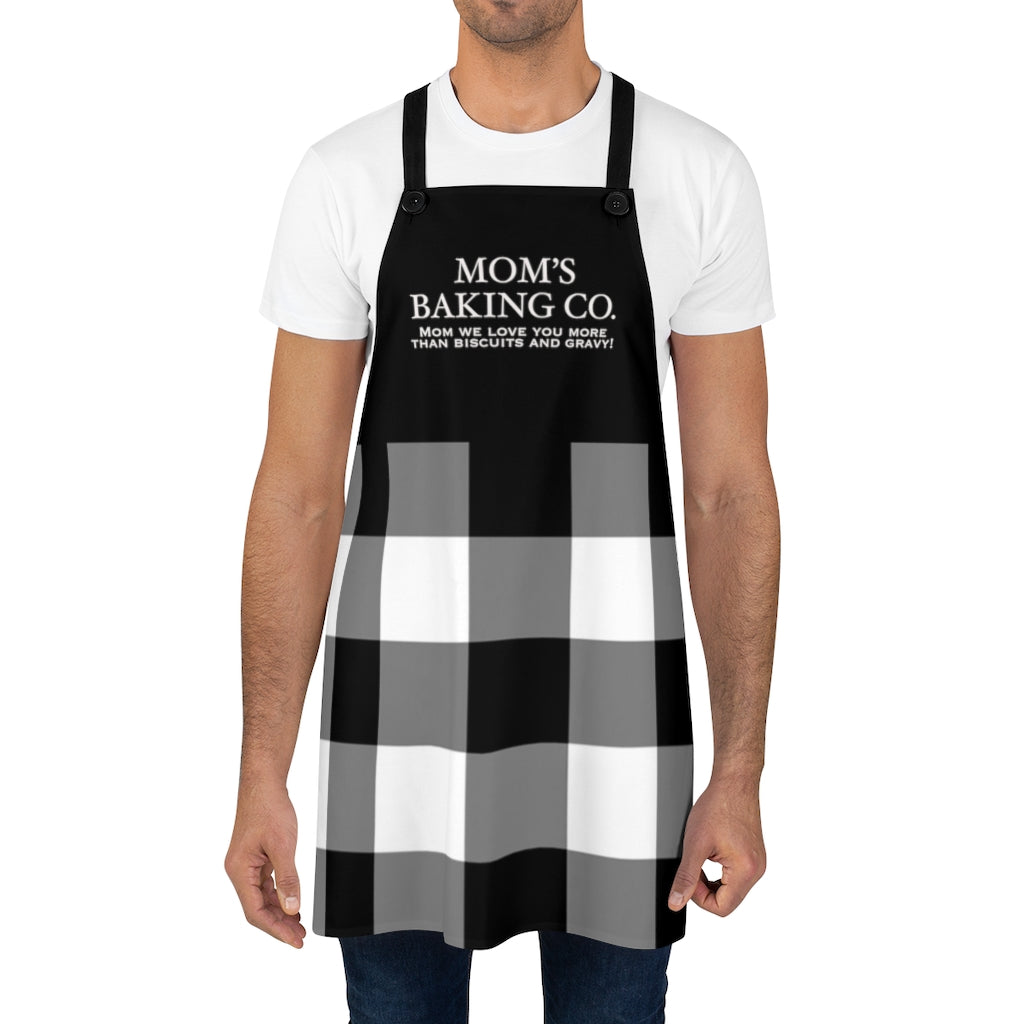 Mom's Baking Co. Apron Buffalo Check – A Work of Heart.biz