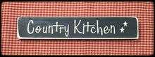 Router Sign "Country Kitchen"