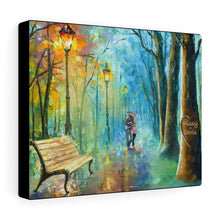 "Beautiful Raindrops" Spring & Summer Canvas Painting with Personalized Word Art