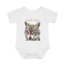 Personalized Baby Wolf Infant 100% Onesie