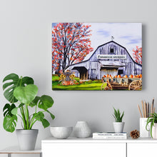 "Farmhouse Hayrides" Canvas Art