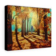 "The Autumn Walk" Fall Fine Art Canvas
