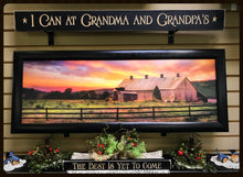 Router Sign 3' Foot "I Can At Grandma & Grandpa's"