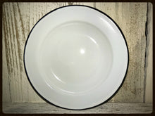 Enamelware White Plate