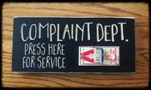 Router Sign "Complaint Dept." Mouse Trap