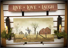 Router Sign 2' Foot "Live Love Laugh"