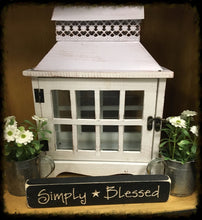 Router Sign "Simply Blessed"